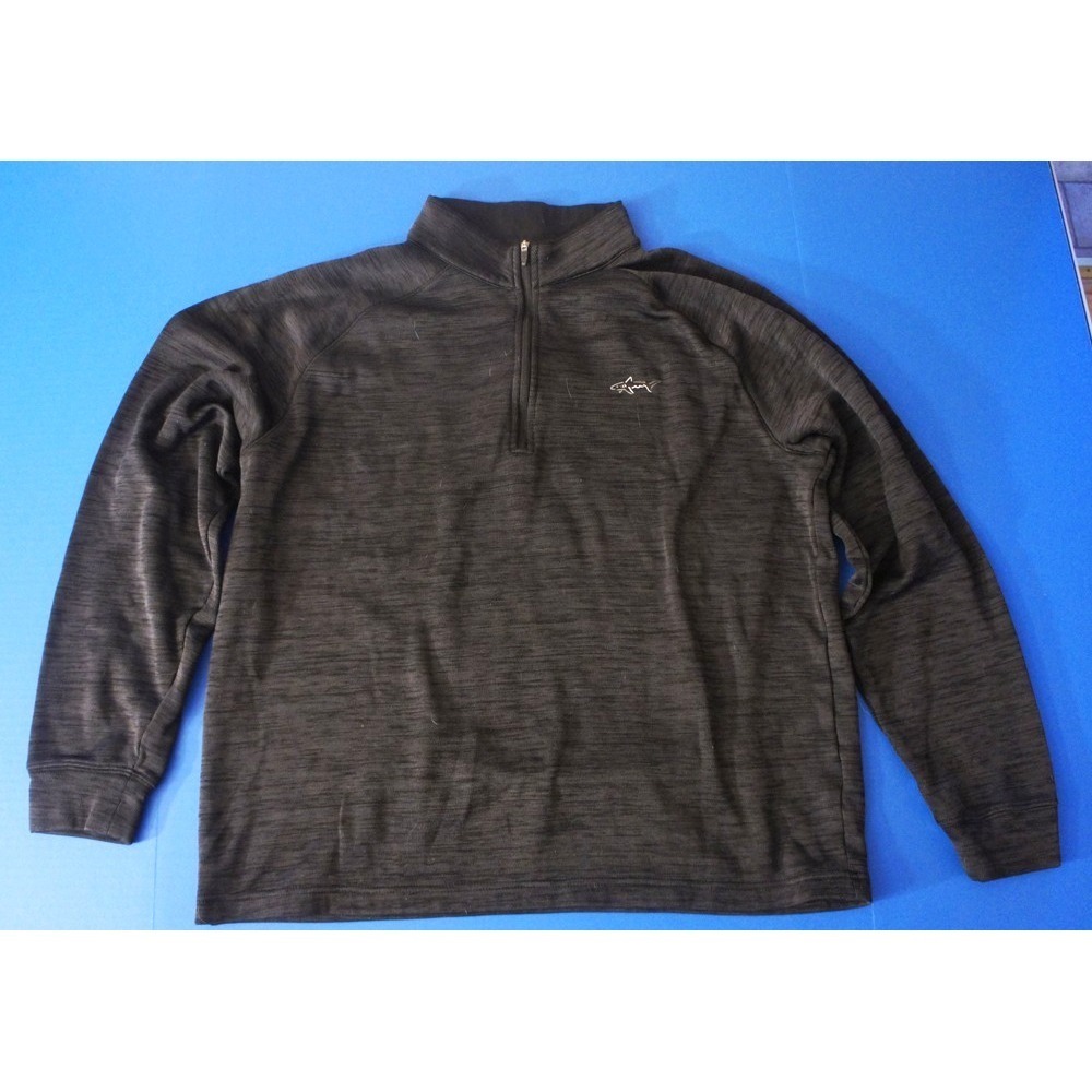 Greg Norman Men's Black Quarter Zip Pullover Siz L, Activewear Golf